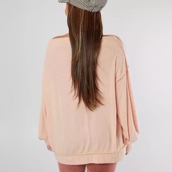 NWT Free People We The Free Main Squeeze Hacci Top - Picture 2 of 7